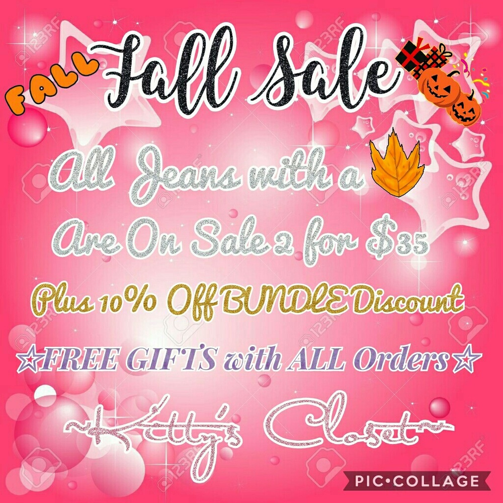 🍁FALL JEAN SALE-Read Details Below🍁